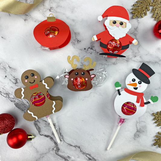 Godishållare till Jul – Tomte, Rudolf, Snögubbe, Pepparkaka & Julgranskula