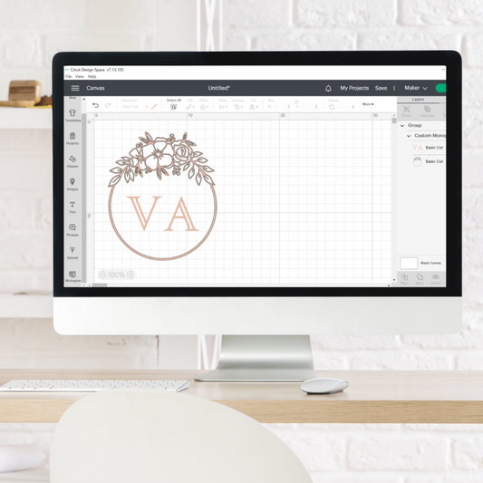 Hur man använder Cricut Monogram Maker i Design Space