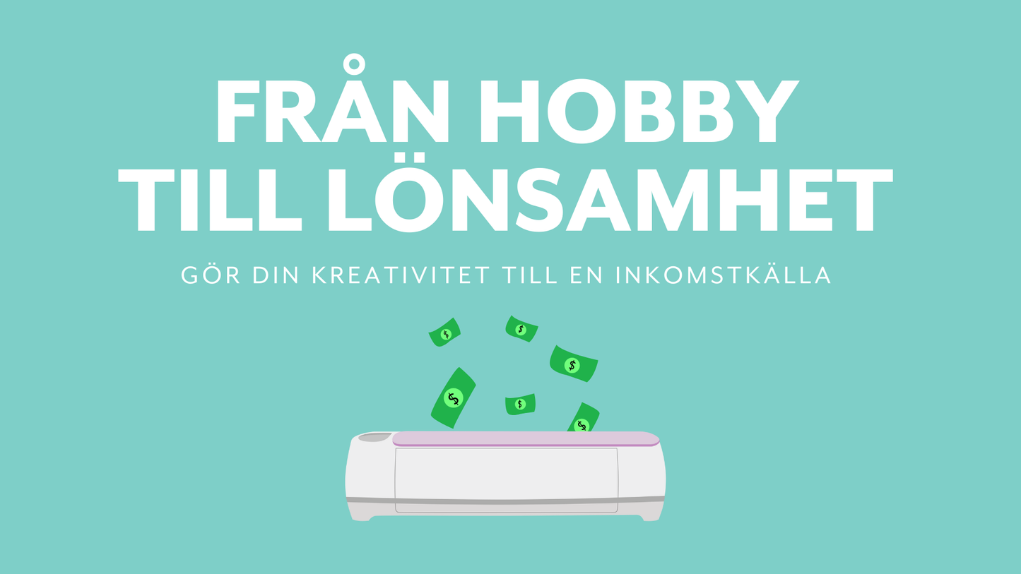 Starta företag med din cricutmaskin