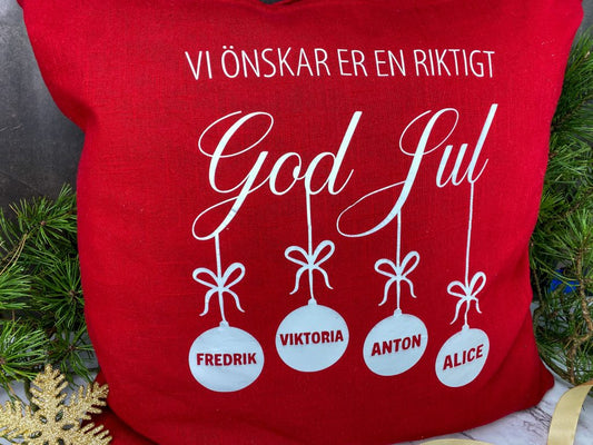 Personligt Jul Kuddfodral
