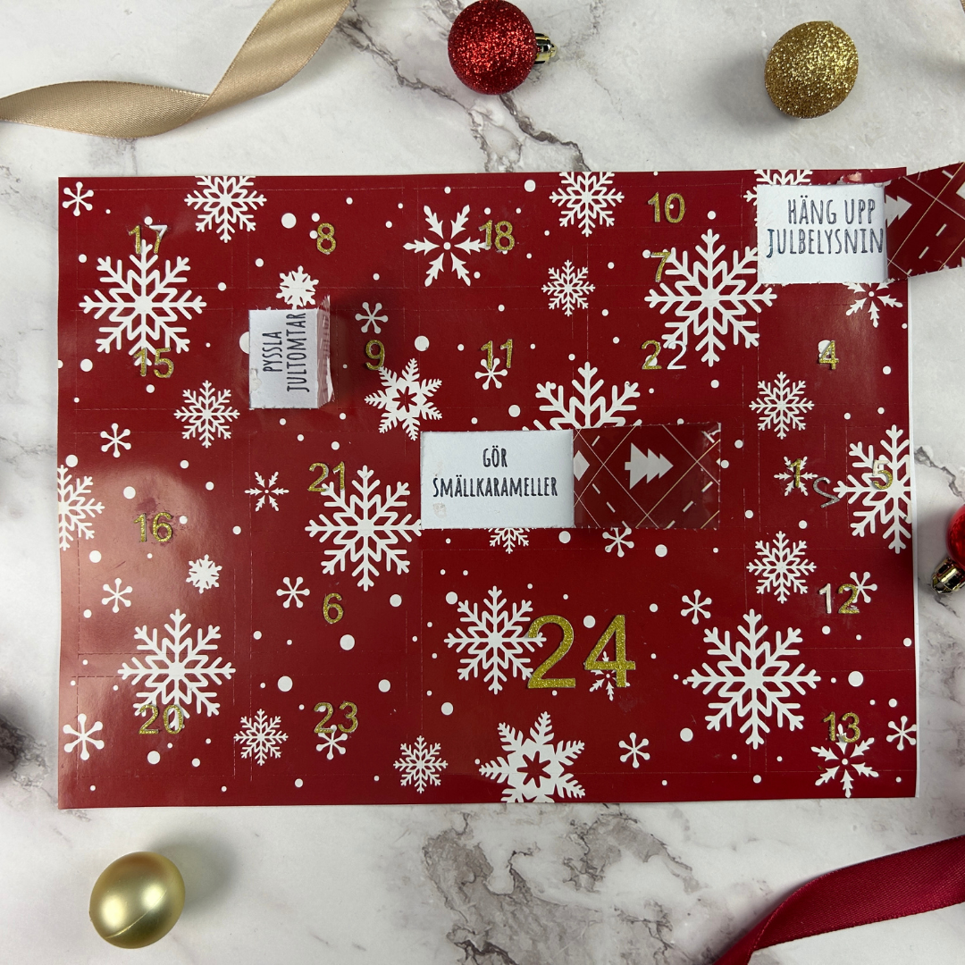 DIY Adventskalender med aktiviteter