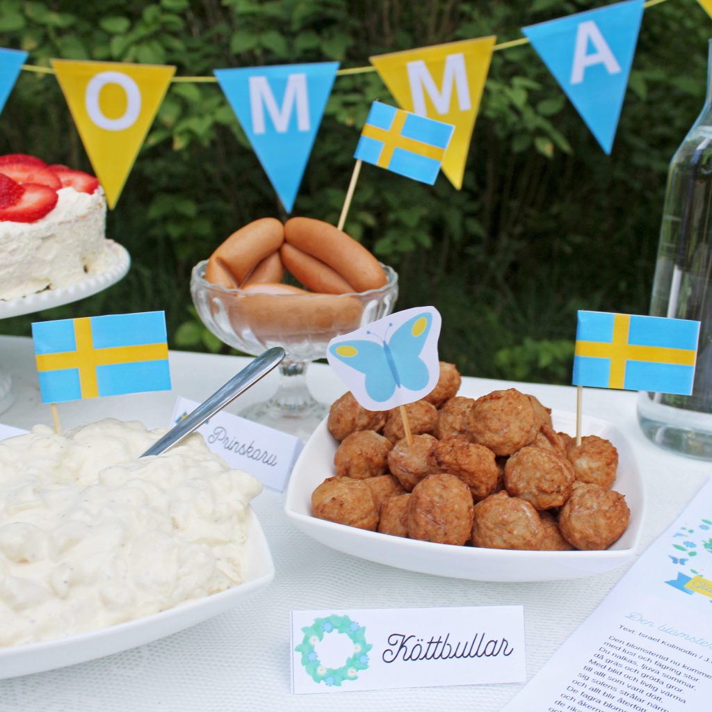 Dekorationer till Midsommar att skriva ut