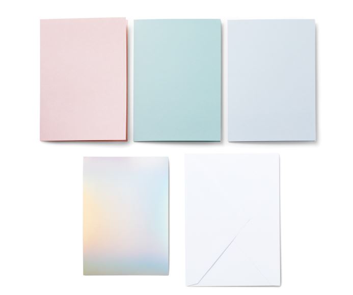 Cricut Cut-Away Card (8,9 cm x 12,4 cm) 18-pack innhåll