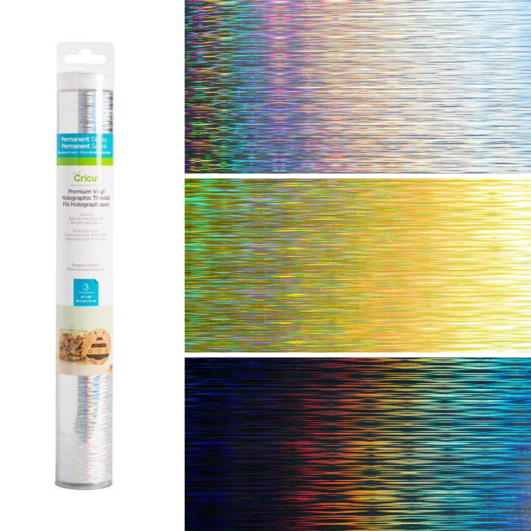 Cricut Holographic Vinyl 3-pack (Elegance)