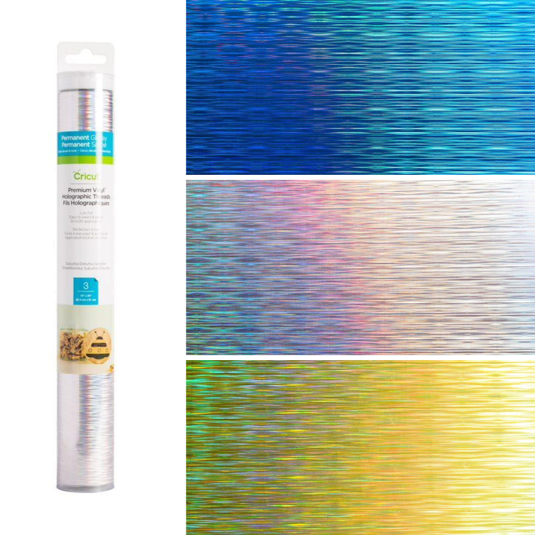 Cricut Holographic Vinyl 3-pack (Suburbia Disturbia)