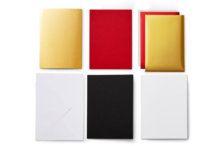 Cricut Insert Cards FOIL (8,9 cm x 12,4 cm) 18-pack