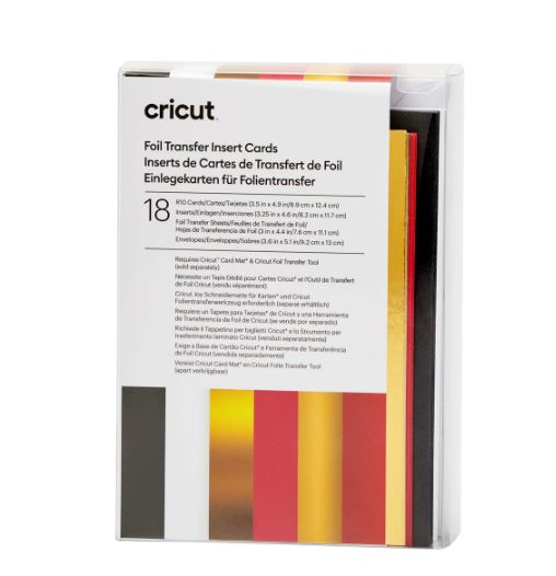 Cricut Insert Cards FOIL (8,9 cm x 12,4 cm) 18-pack royal flush