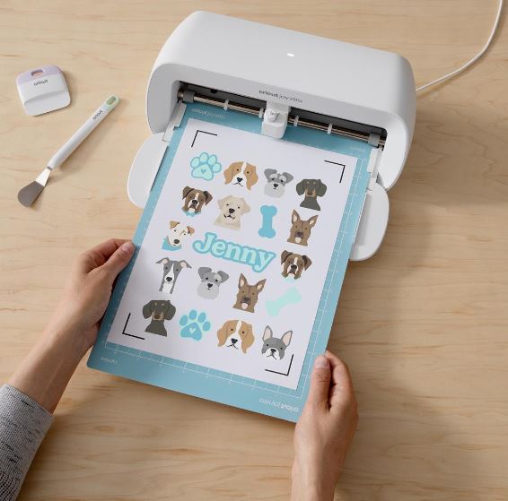 Cricut Joy Xtra Printable Waterproof Sticker set Transparent Holographic 5-pack A4