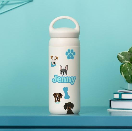 Cricut Joy Xtra Printable Waterproof Sticker set White Holographic 5-pack A4