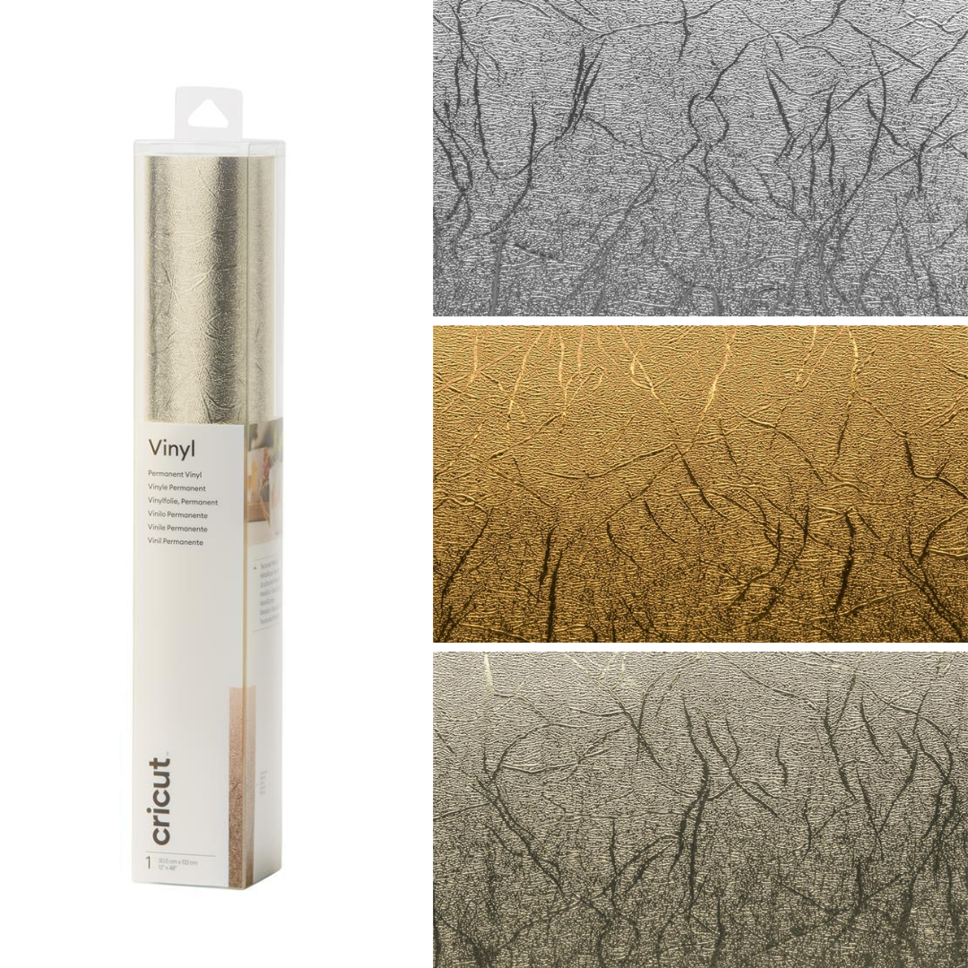 Cricut Premium Vinyl Permanent 3-pack (Precious Metals)