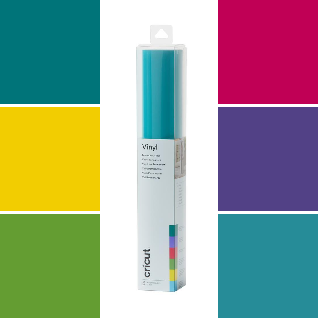 Cricut Premium Vinyl Permanent 6-pack Summer