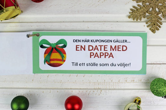 Utskrivbart julkuponghäfte till barn