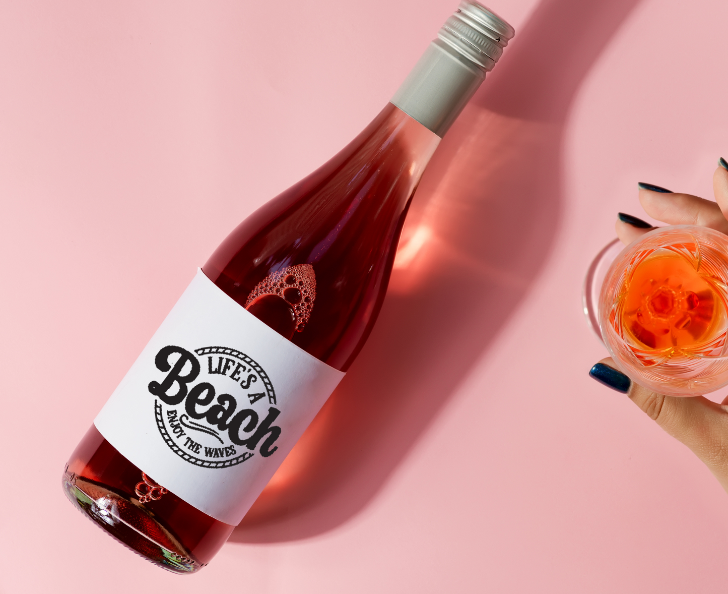 sommar svg-fil life's a beach vin