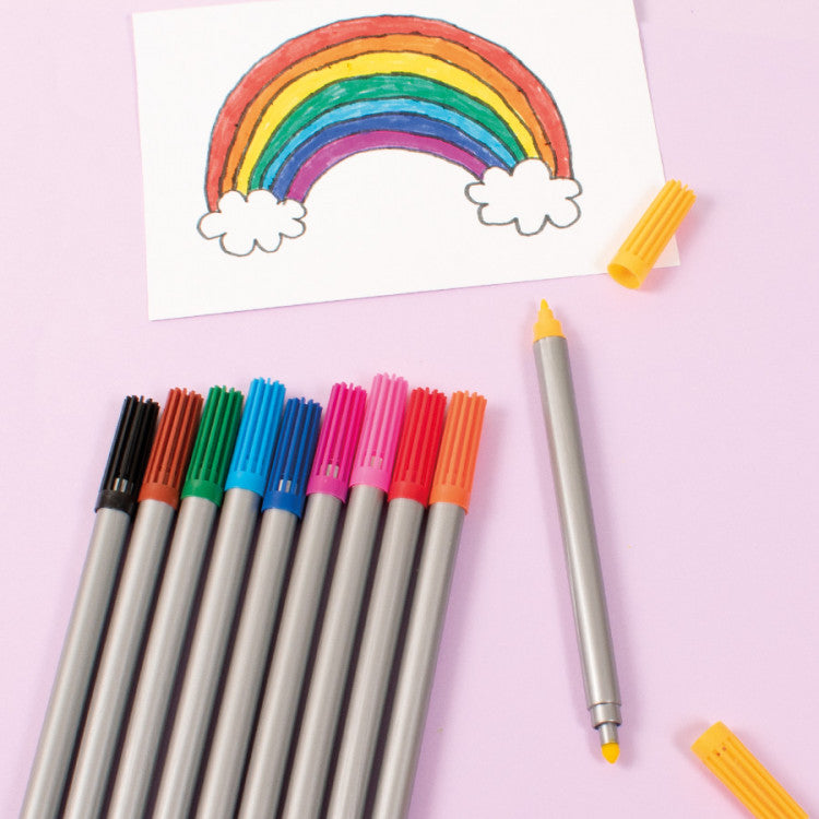 Fiberpennor med Dubbelspets