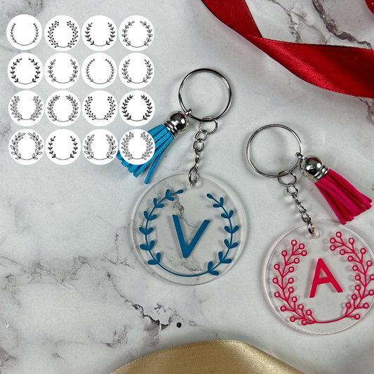 Kransar till nyckelringar