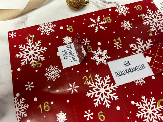 Gör en egen Adventskalender med aktiviteter