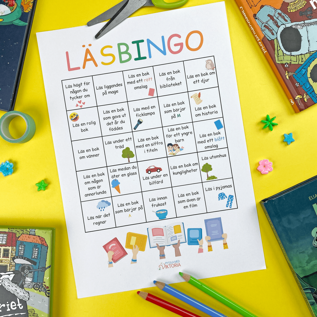 Läsbingo för barn