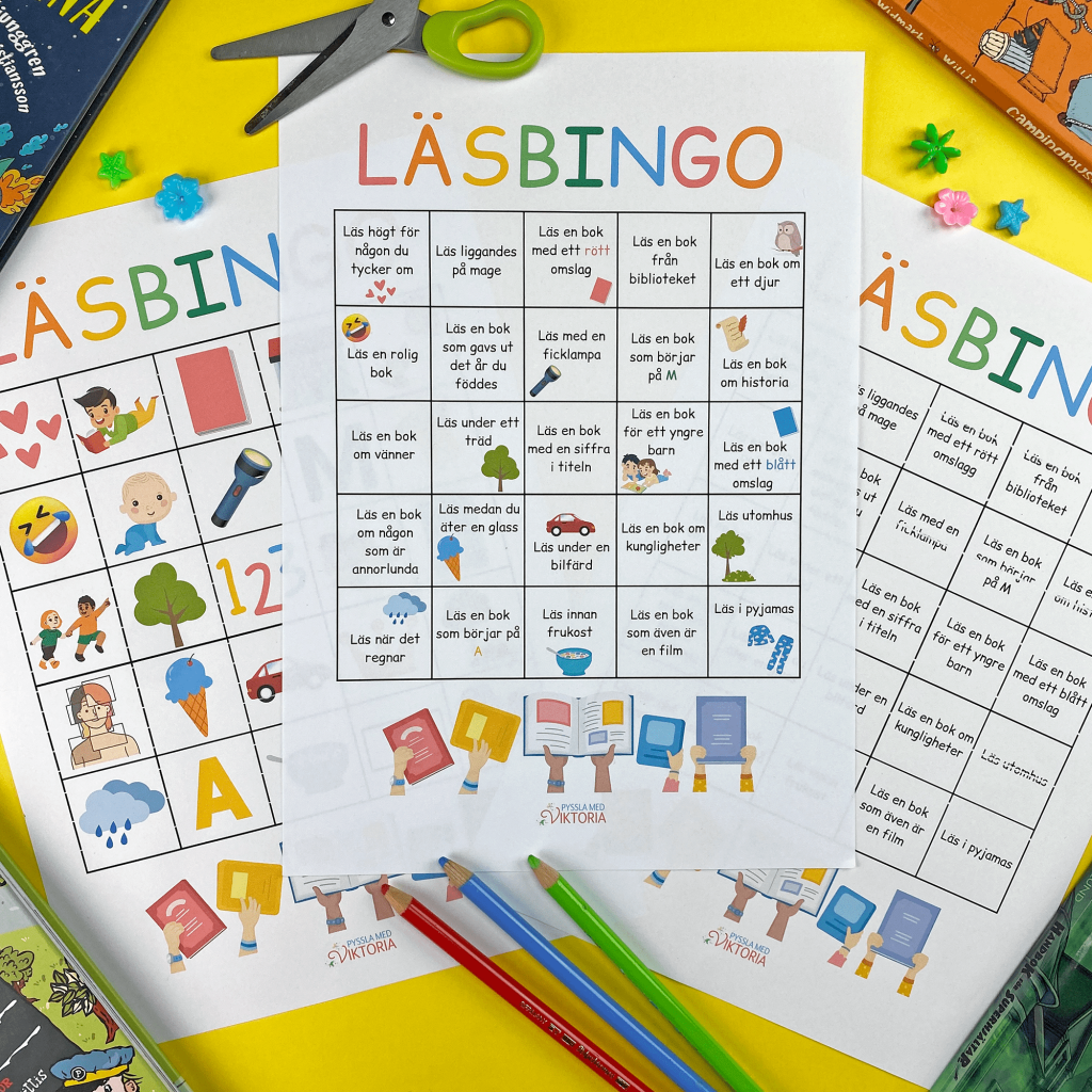 Läsbingo för barn
