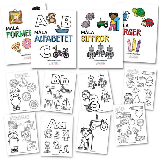 Målarsidor Kunskap (Digital fil)