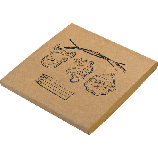 Målningsset med julgransdekorationer