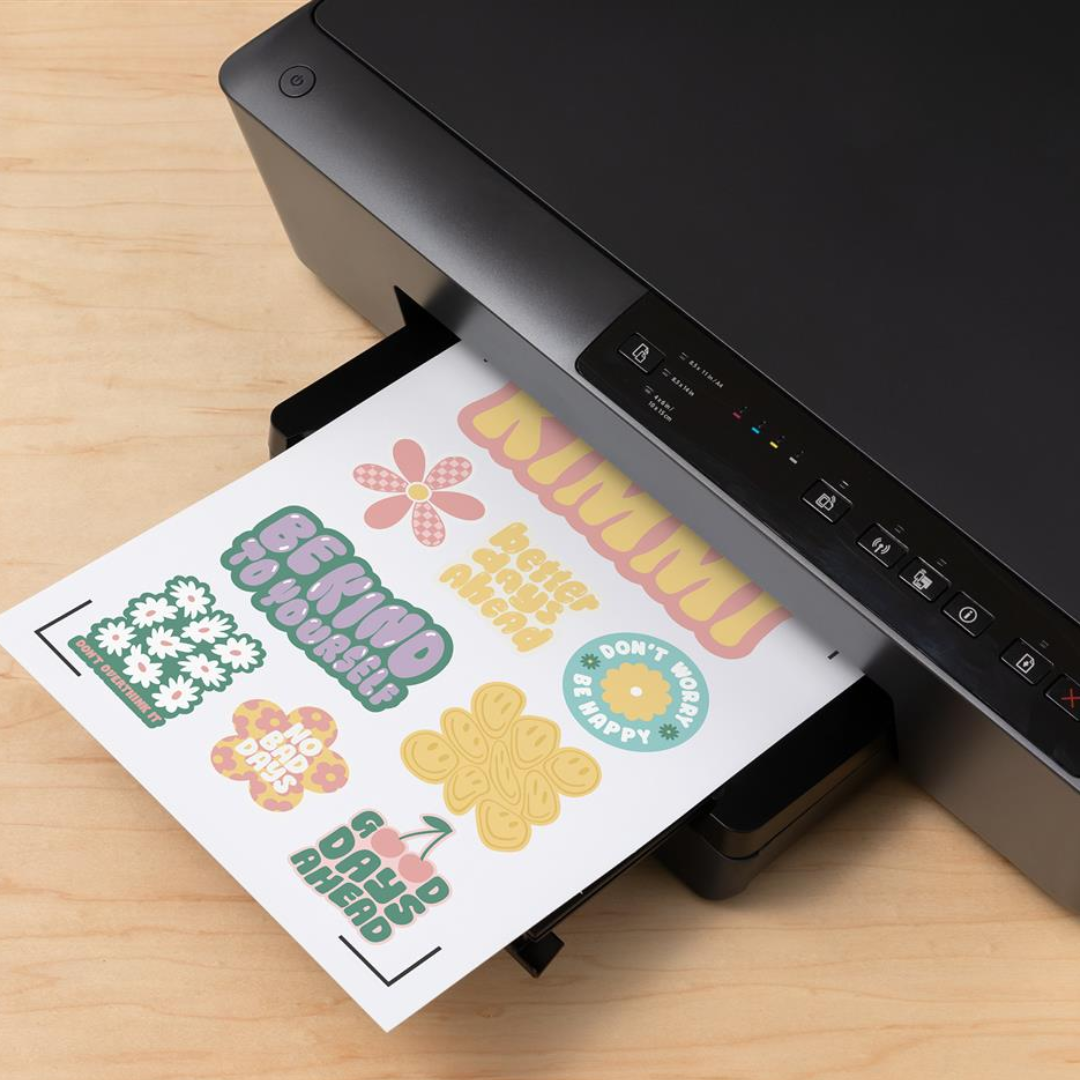 Printable Sticker Paper White 8-pack A4