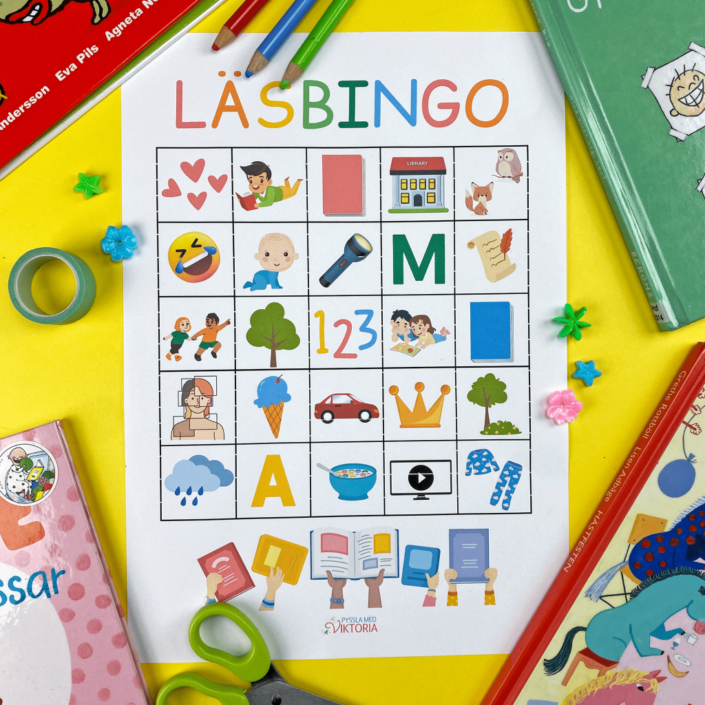 Läsbingo för barn