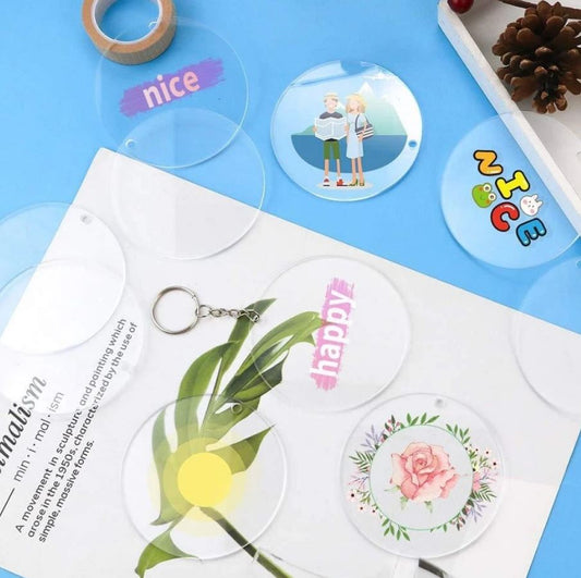 Rund Akrylbas 5-pack