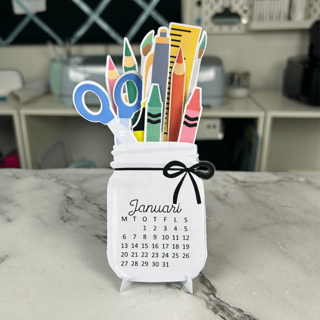 Workshop: Skrivbordskalender med Print then Cut