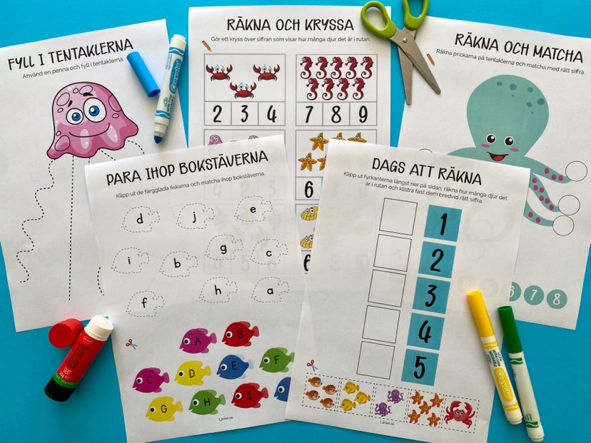 Sommarpysselblad (Digital fil)