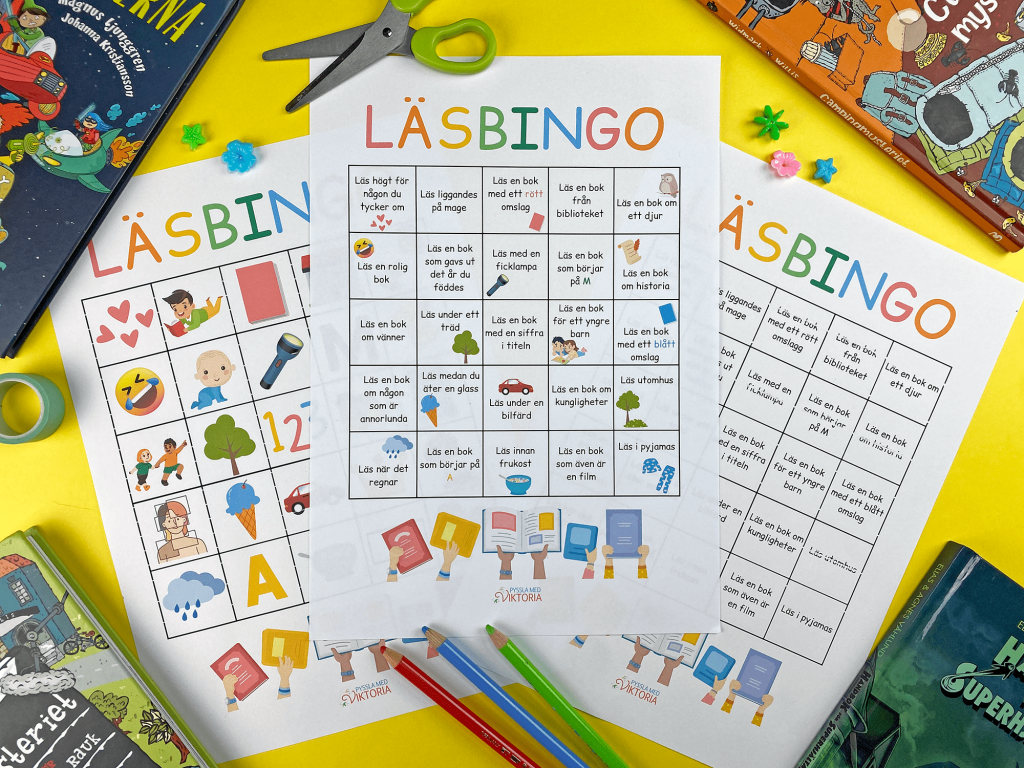 Läsbingo för barn