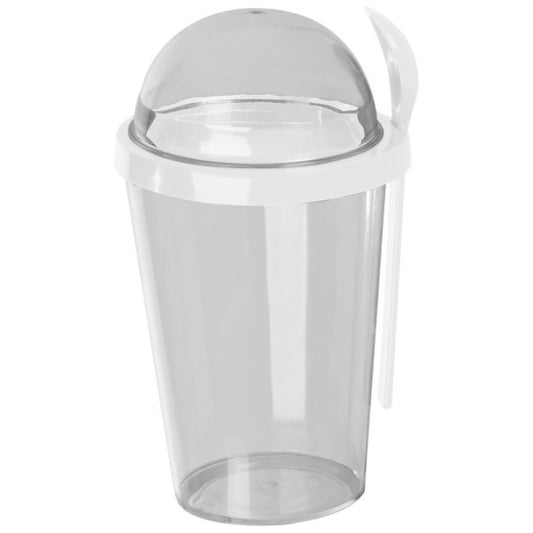 Youghurtbägare med sked