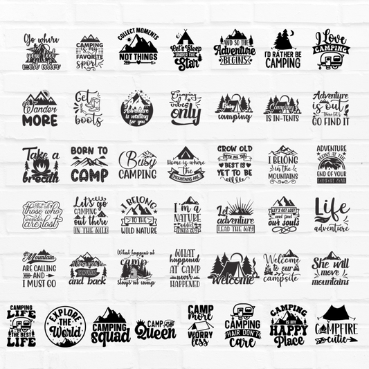 camping citat pyssel idéer