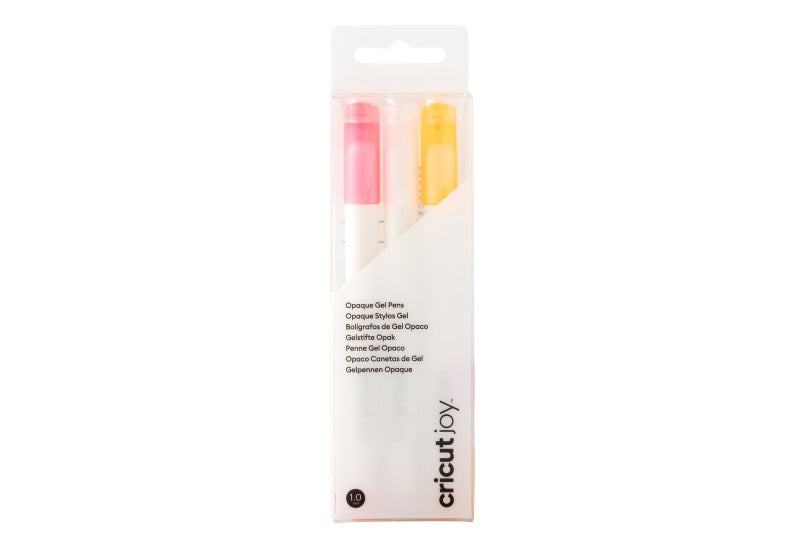Cricut Joy Opaque Gel Pennor 3-pack (Rosa, vit, gul)
