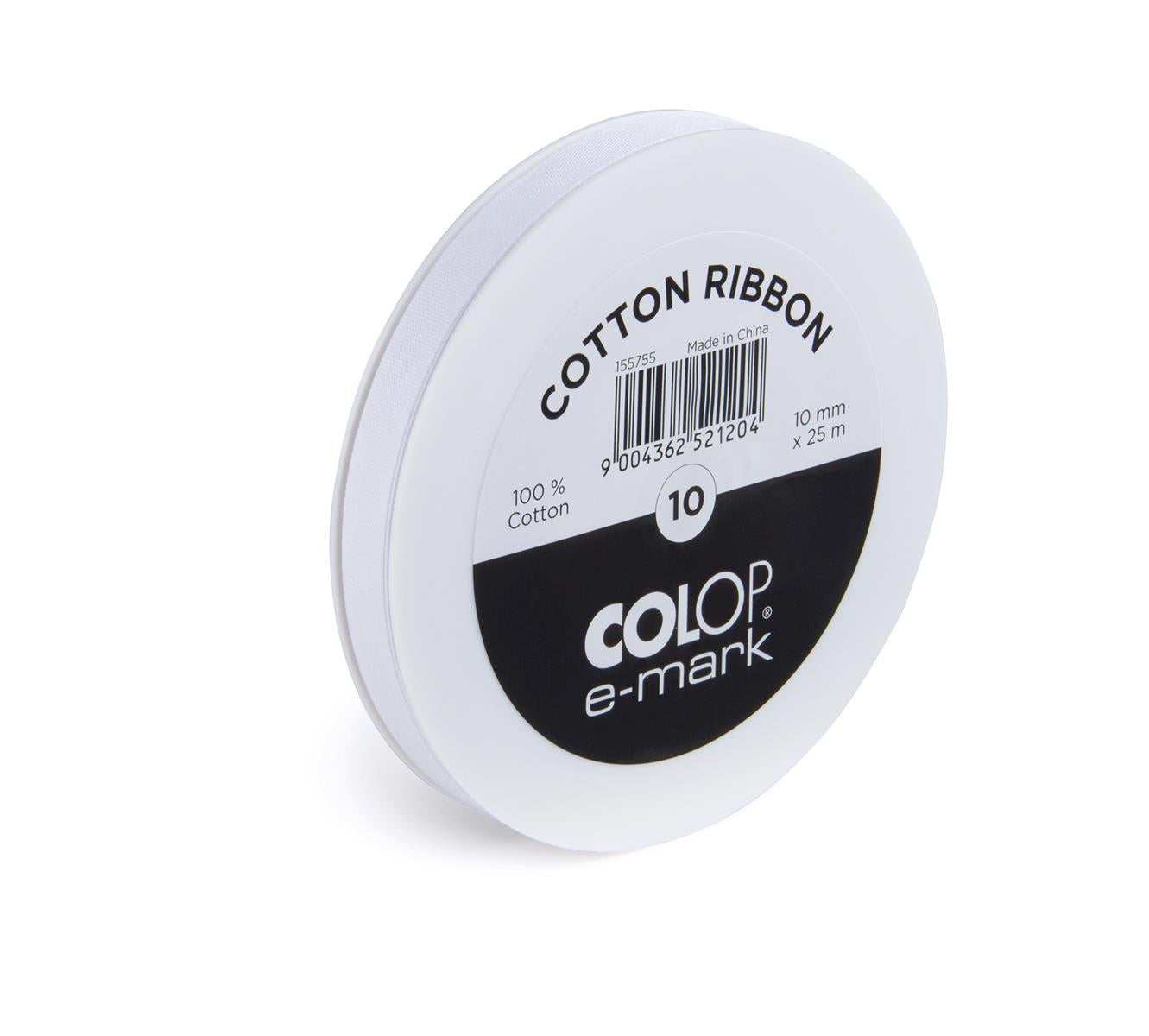 COLOP e-mark Cotton Ribbon, 10mm x 25m
