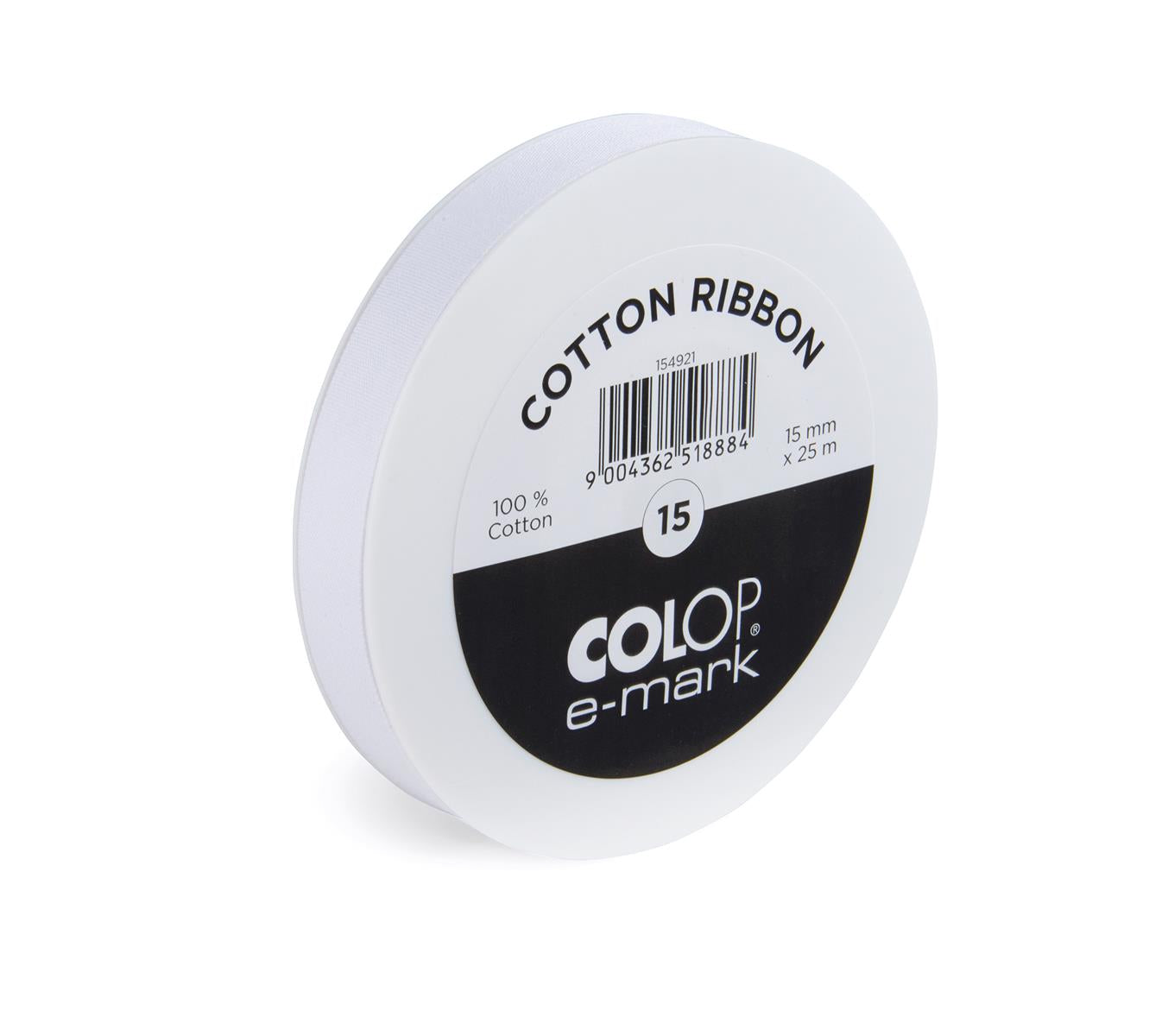 COLOP e-mark Cotton Ribbon, 15mm x 25m