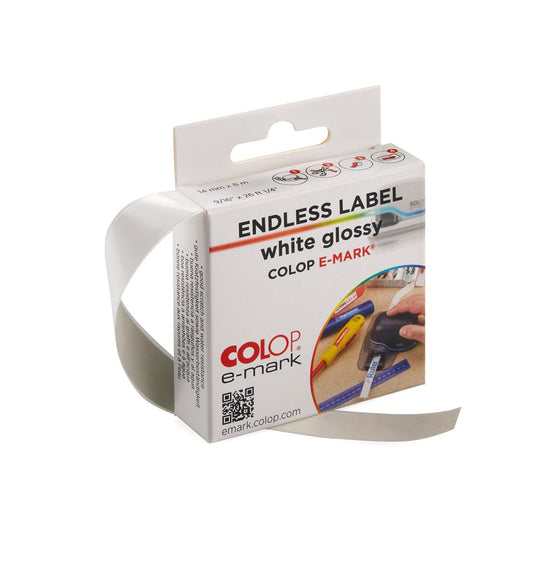 COLOP e-mark Endless Label White Glossy