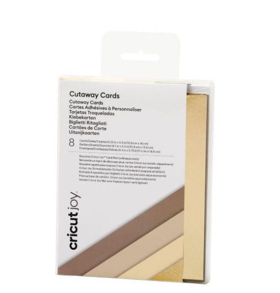 Cricut Cut-Away Card (10,8 cm x 14 cm) 8-pack