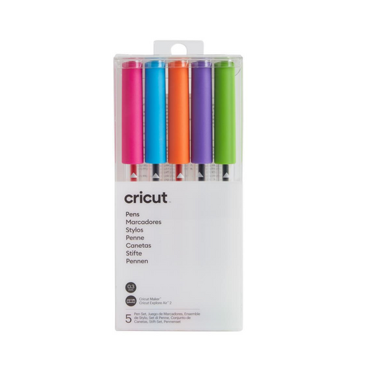 Cricut Extra Fine Point Pen Brights 5-pack