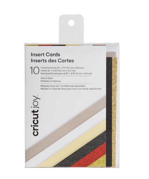 Cricut Insert Card (11,4 cm x 13,9 cm) 12-pack glitz and glam