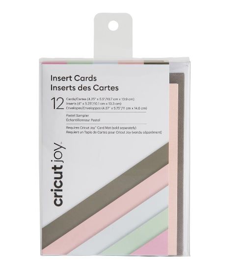 Cricut Insert Card (11,4 cm x 13,9 cm) 12-pack pastel
