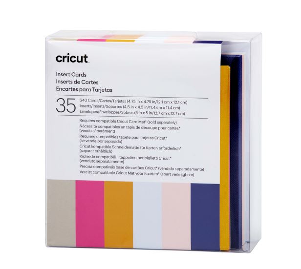 Cricut Insert Card (12,1 cm x 12,1 cm) 35-pack sensei