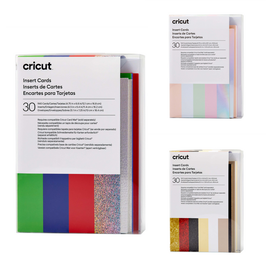 Cricut Insert Card (12,1 cm x 16,8 cm) 30-pack