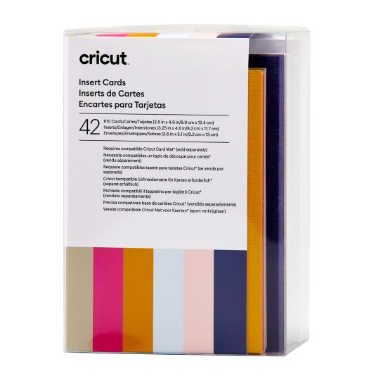 Cricut Insert Card (8,9 cm x 12,4 cm) 42-pack sensei