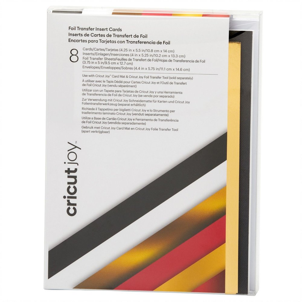 Cricut Insert Cards FOIL (10,8 cm x 14 cm) 8-pack