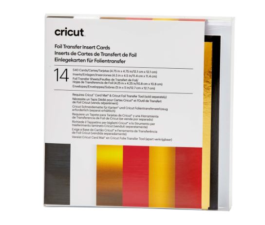 Cricut Insert Cards FOIL (12,1 cm x 12,1 cm) 14-pack royal flush