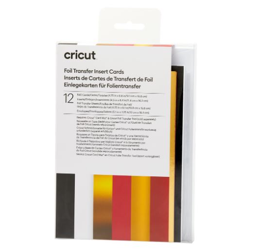 Cricut Insert Cards FOIL (12,1 cm x 16,8 cm) 12-pack royal flush