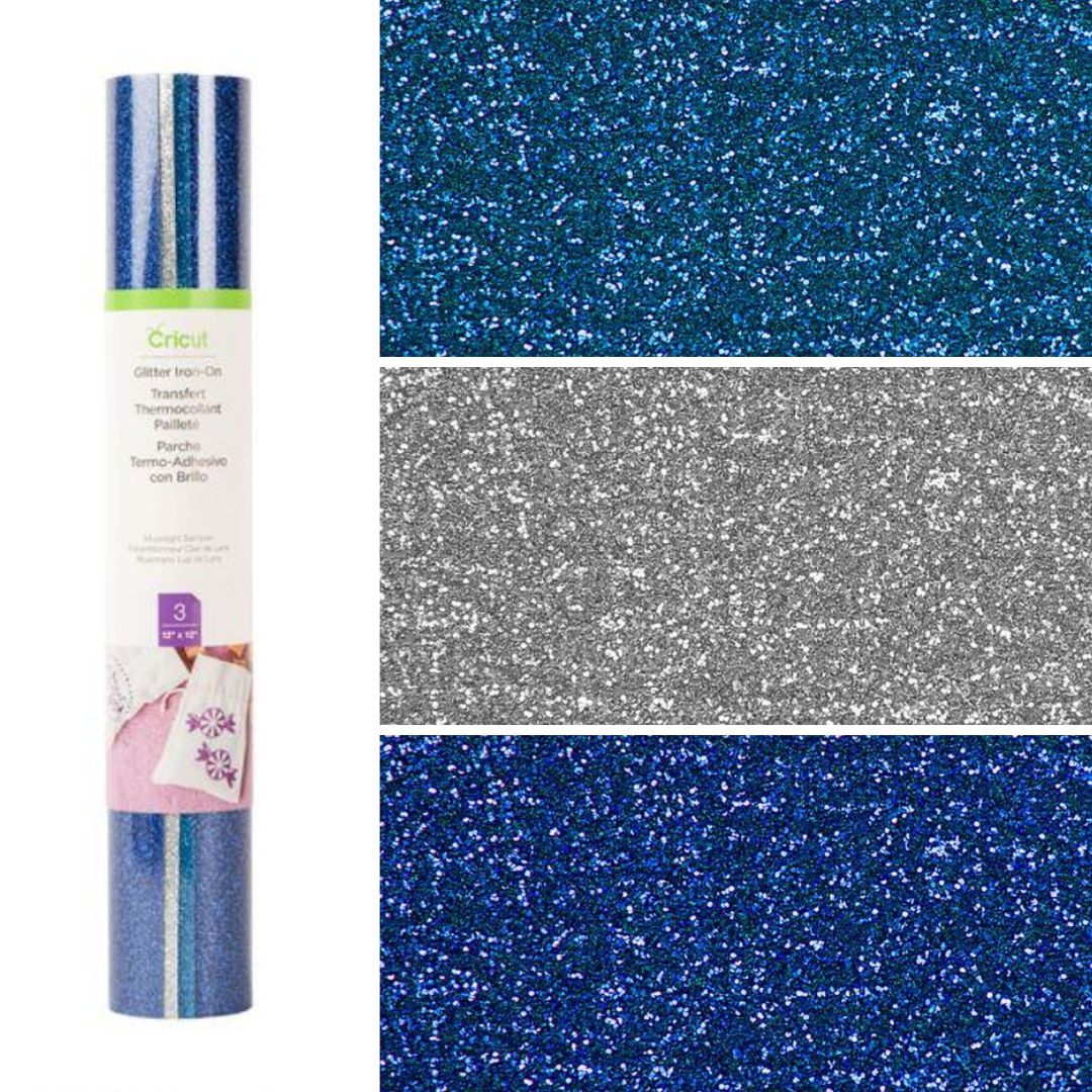 Cricut Iron-On Glitter 3-Pack Moonlight