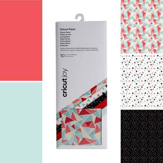 Cricut Joy Adhesive Backed Deluxe Paper (Kaleidoscopen)