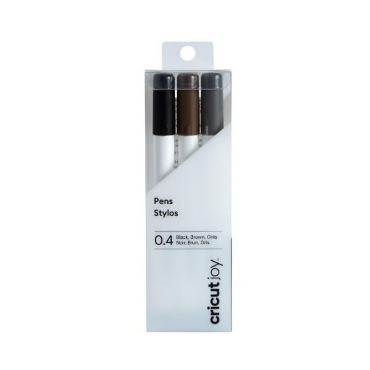 Cricut Joy Fine Point Pen 3-pack (Svart, brun, grå)