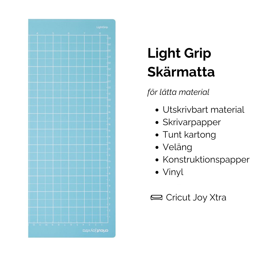 Cricut Joy Xtra LightGrip Skärmatta